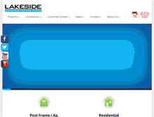 Tablet Screenshot of lakeside-fasteners.com